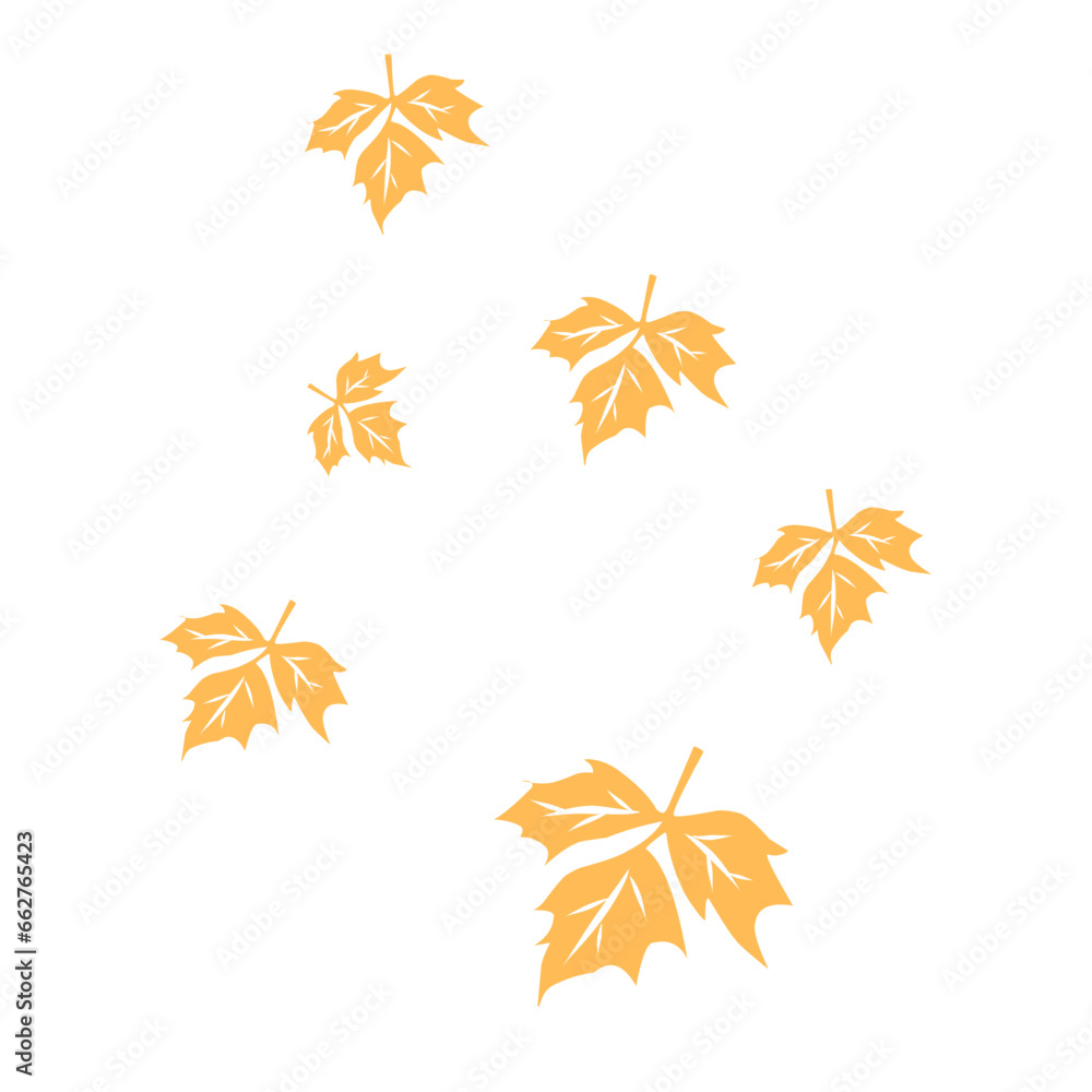 maple leaf fall illustration