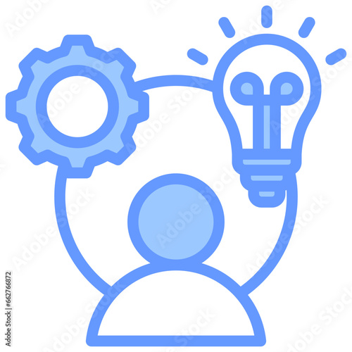 Initiatives Blue Icon