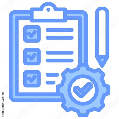 Requirements Blue Icon