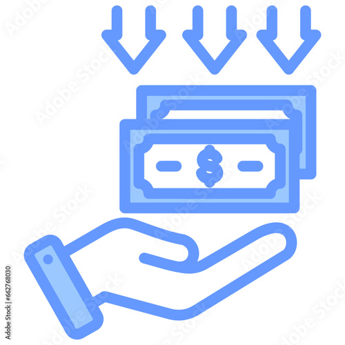 Revenue Streams Blue Icon