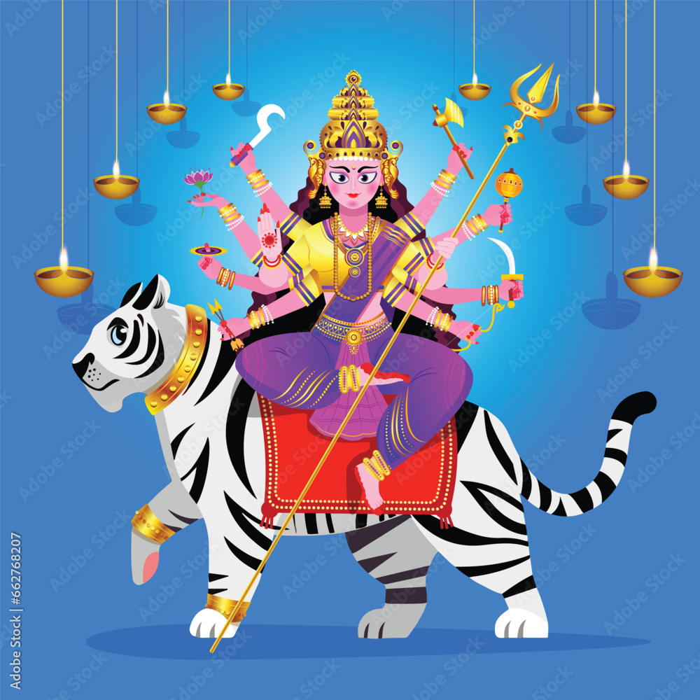 Devi Laxmi with Tiger Diwali Festival Devi Laxmi with Tiger Diwali Festival
