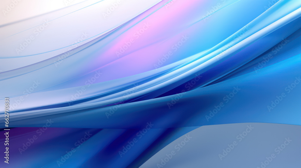 Fototapeta premium Abstract modern blue background with pink shadow