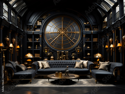 dark interior design