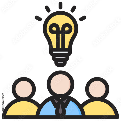 Advisory Boards Outline Color Icon