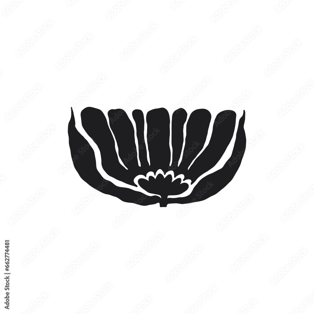 Matisse curves aestethic. Groovy abstract flower art. Organic floral doodle shapes in trendy naive retro hippie 60s 70s style. Botanic vector illustration in black. Matisse curves aestethic. Groovy abstract flower art. Organic floral doodle shapes in trendy naive retro hippie 60s 70s style. Botanic vector illustration in black.