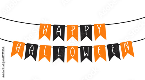 Halloween buntings. Halloween party fun garland.