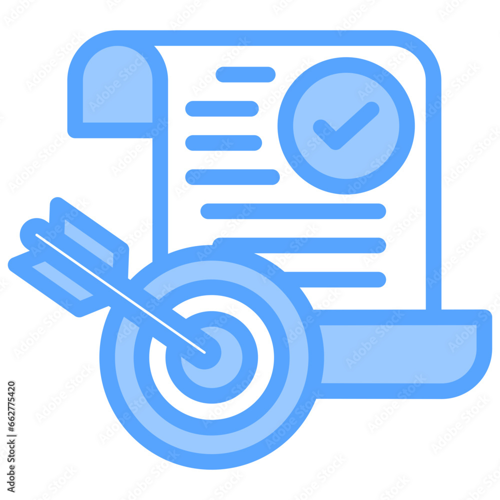 Objectives Blue Icon Objectives Blue Icon