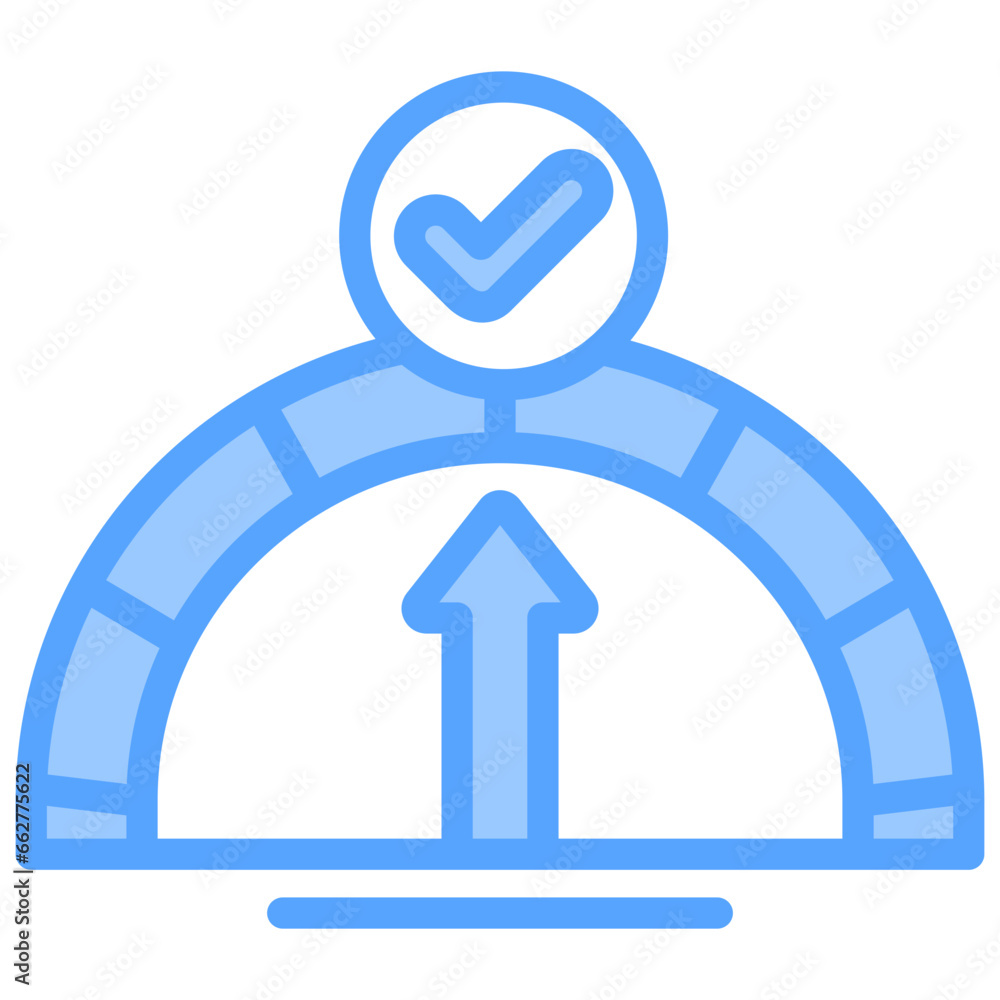 Indicator Blue Icon Indicator Blue Icon