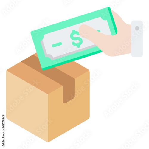 Selling Product Flat Icon