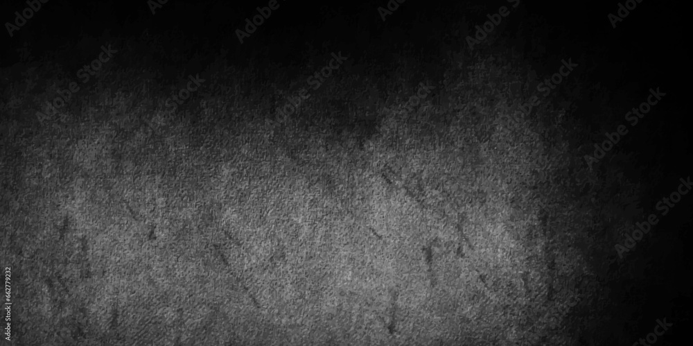 Abstract design with textured black stone wall background.Dark wallpaper, Space For Text, use for Decorative design web page banner frames wallpaper,