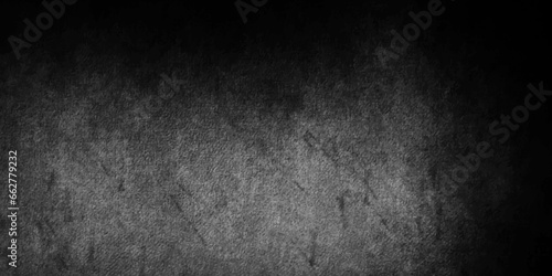 Abstract design with textured black stone wall background.Dark wallpaper, Space For Text, use for Decorative design web page banner frames wallpaper,