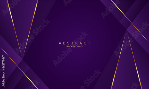 luxury premium purple background and gold line	