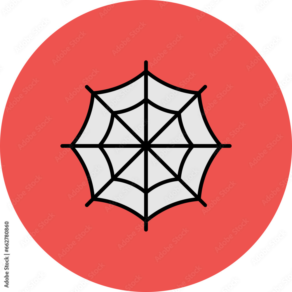 Fototapeta premium Spiderweb Icon