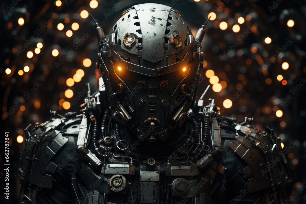 Fototapeta premium Roboter Spiel Terminator