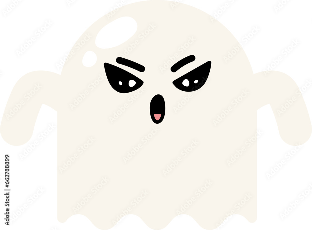 Scare ghost illustration Scare ghost illustration