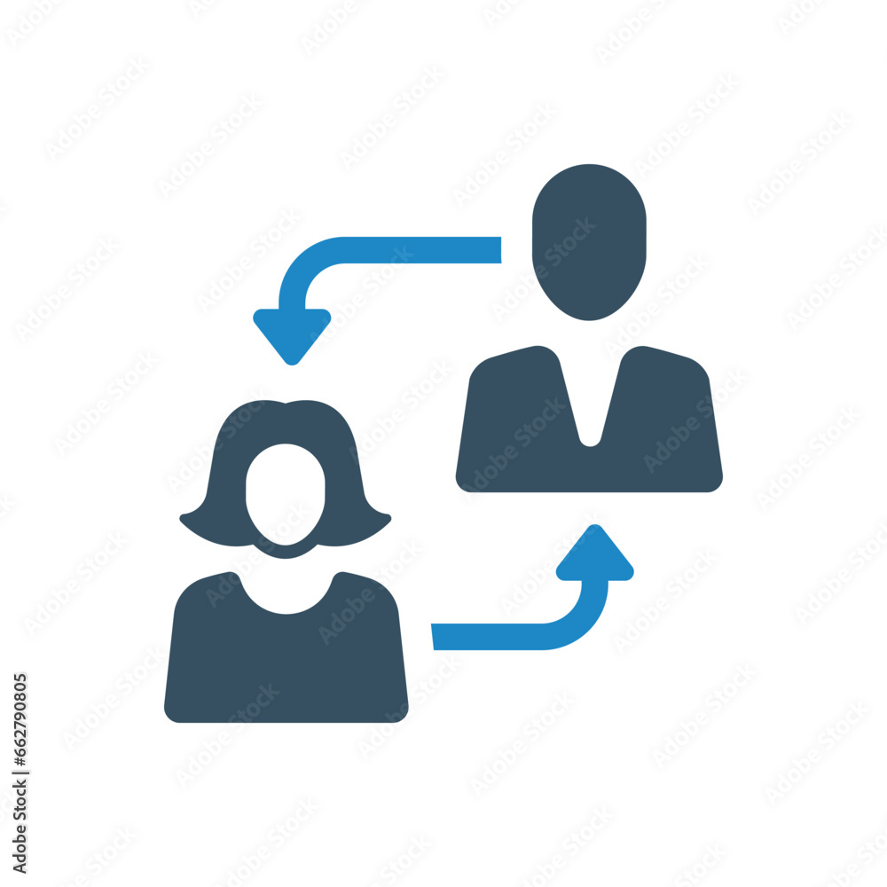 communication, interaction icon vector illustration communication, interaction icon vector illustration