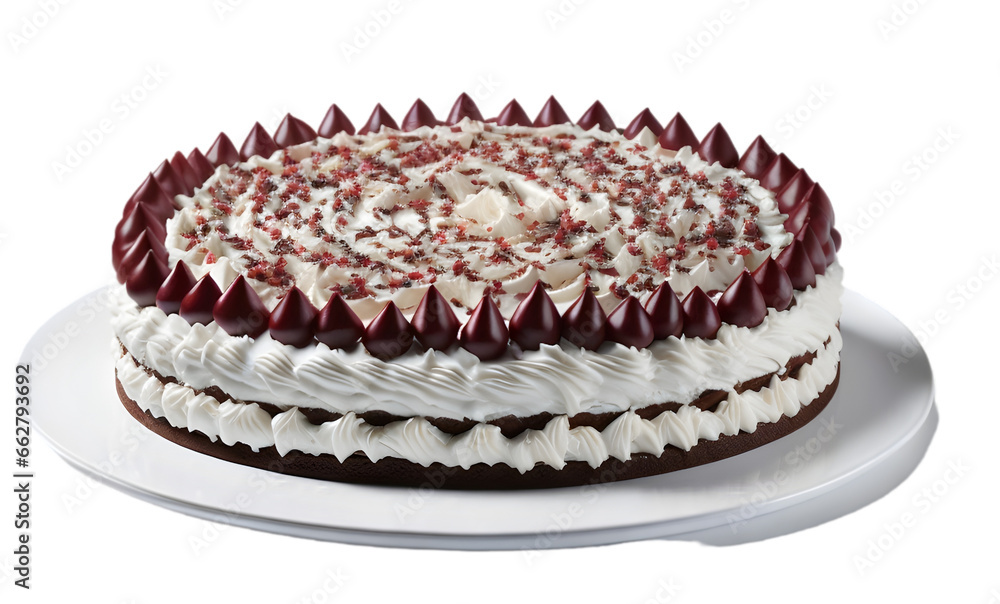 chocolate cake isolated on white, with transparent background PNG chocolate cake isolated on white, with transparent background PNG
