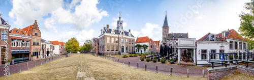 Tableau sur toile Altstadt, Edam, IJsselmeer, Niederlande