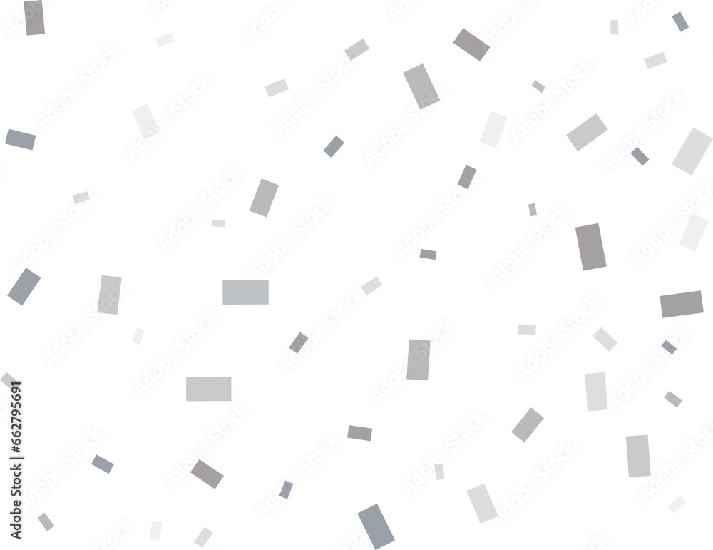 Rain of Rectangular Silver Confetti Rain of Rectangular Silver Confetti