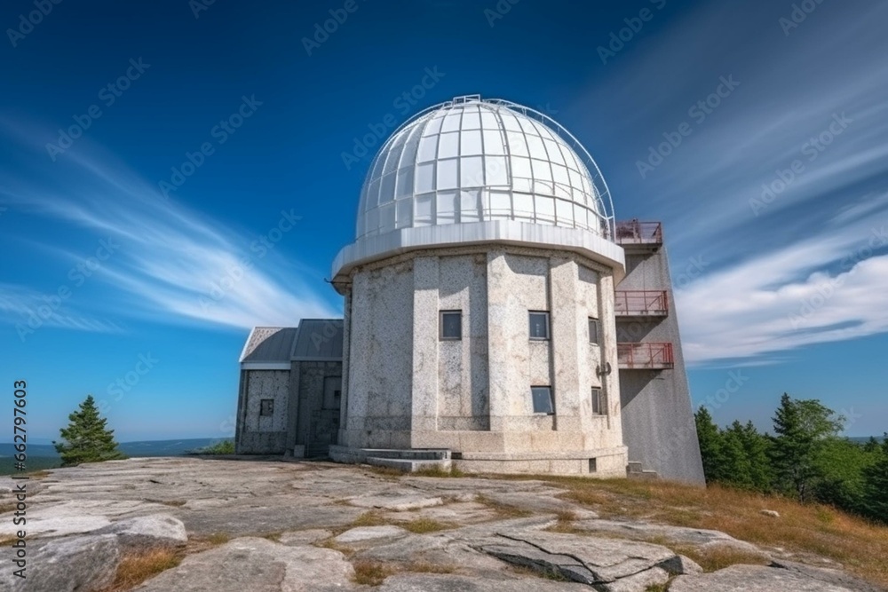 Astronomical observatory that houses telescopes and instruments to study celestial objects and phenomena. Generative AI