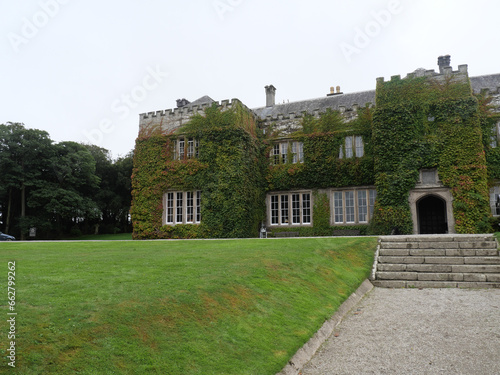 Das alte Herrenhaus in Prideaux Place, Padstow, Cornwall, England photo