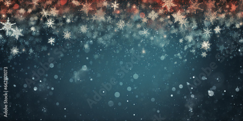 Fototapeta Naklejka Na Ścianę i Meble -  blue red gradient winter christmas background wallpaper gift card