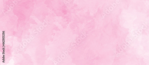 light and soft pink watercolor background with cloudy stains,  Lovely pink background with focus and space, soft polished high detailed hand painted pink watercolor background.