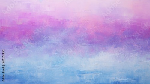 purple and blue abstract palette knife painting background - traditional art textured backdrop - painting design element for art schools and art therapy - generative ai