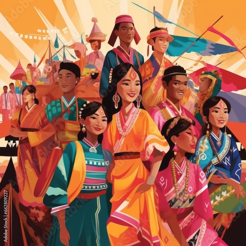Cultural Diversity Celebration Graphic
