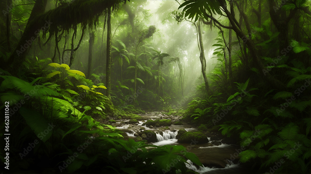 forest with captivating bright sun rays forest with captivating bright sun rays