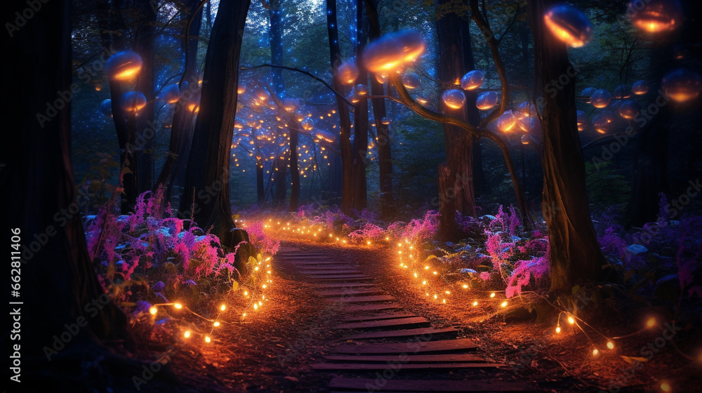 magical forest Generative AI