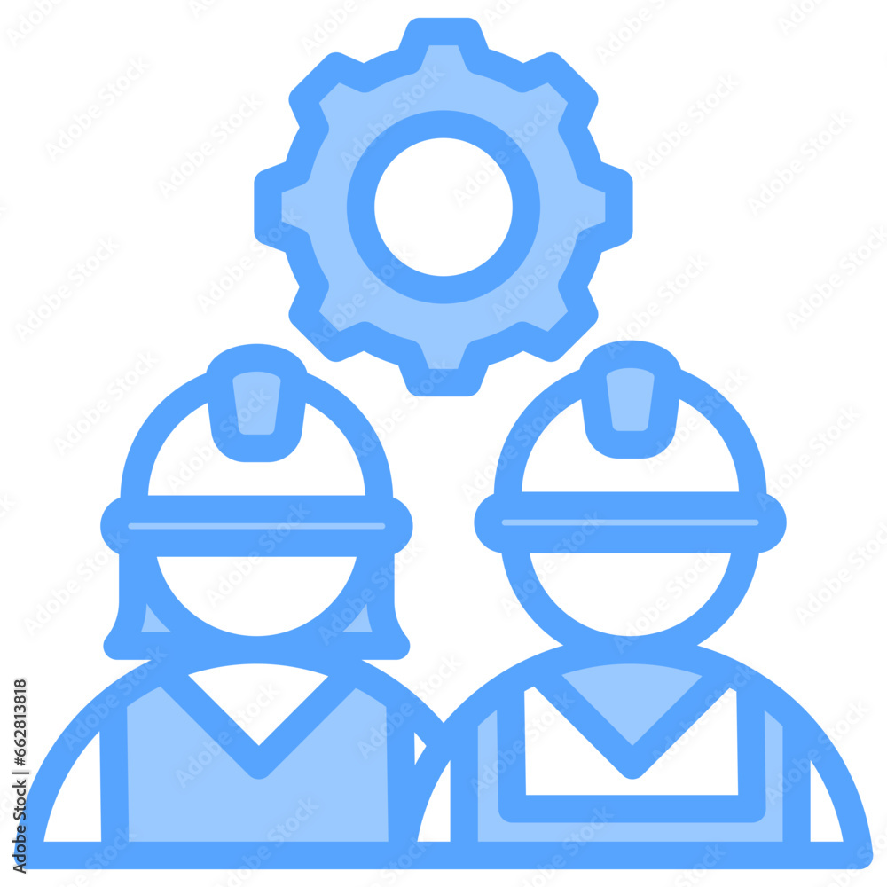 Field Engineering Blue Icon