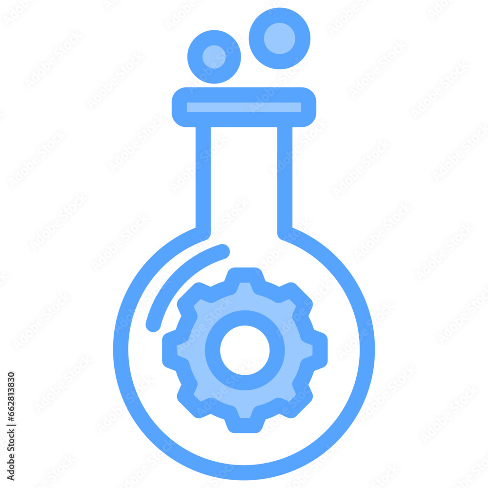 Chemical Engineering Blue Icon Chemical Engineering Blue Icon