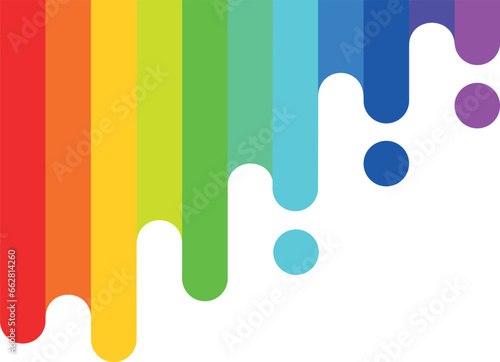 colored abstraction, rainbow stripes, LGBT colors on a transparent background, colored pencils and paints, thick smears of paint