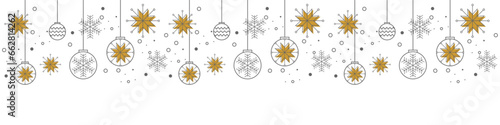 christmas background with gold snowflakes. background with snowflakes. winter. Seasonal greeting card template