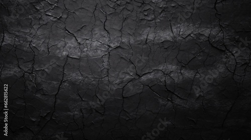 Abstract black textured background with scratches © vachom