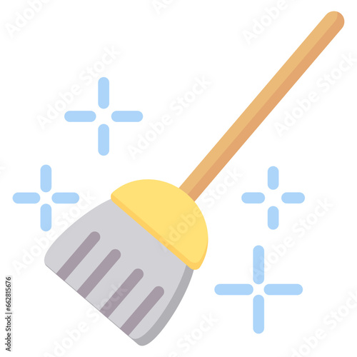 Broom Flat Icon