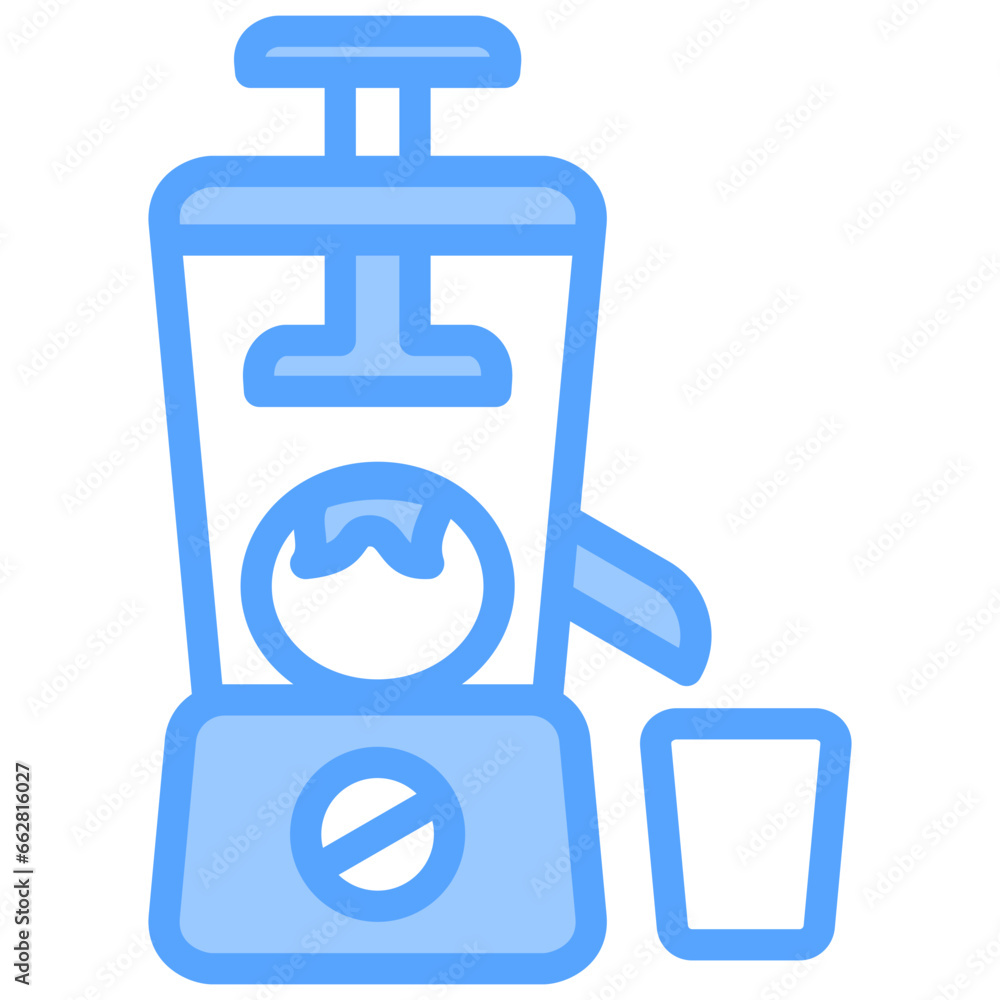 Juicer Blue Icon Juicer Blue Icon