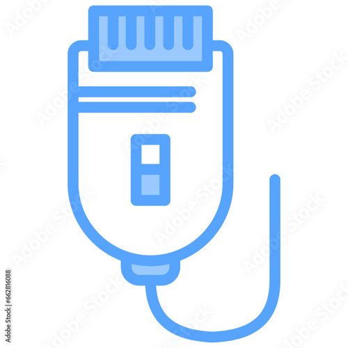 Epilator Blue Icon