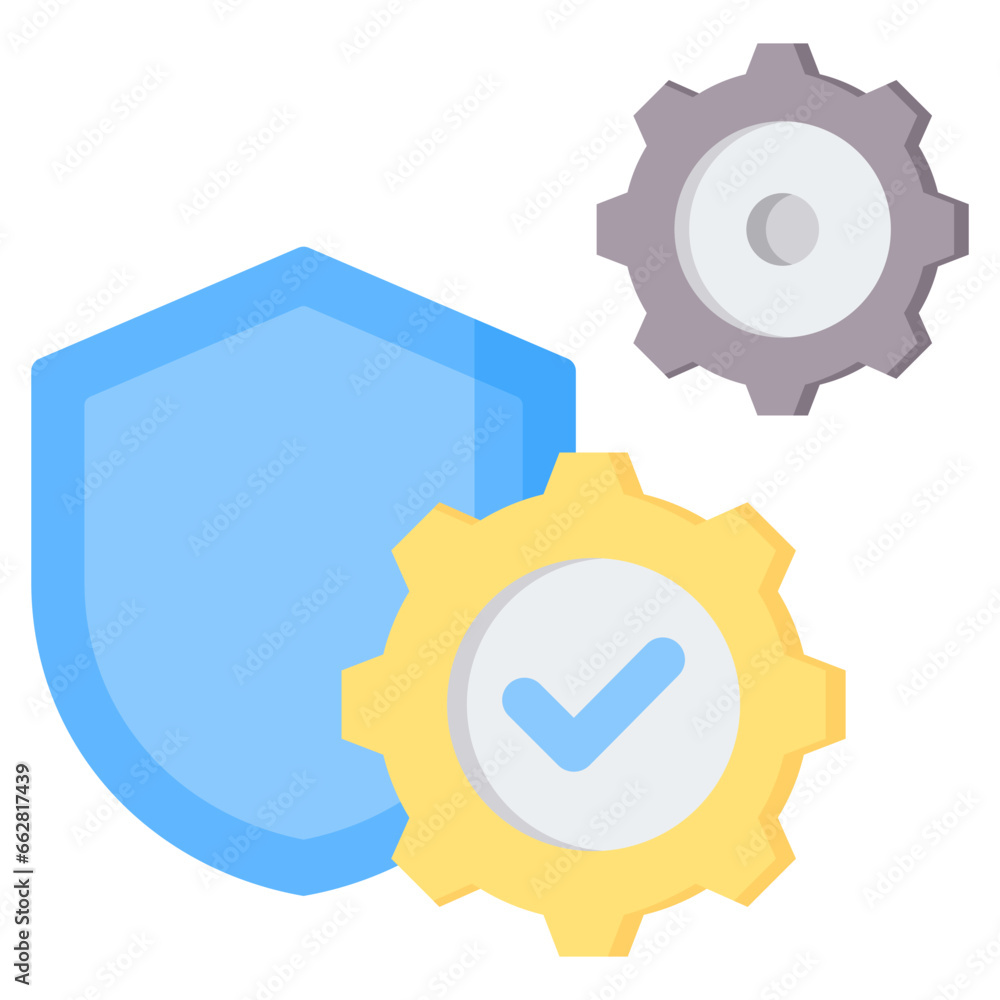 Authentication Mechanisms Flat Icon Authentication Mechanisms Flat Icon
