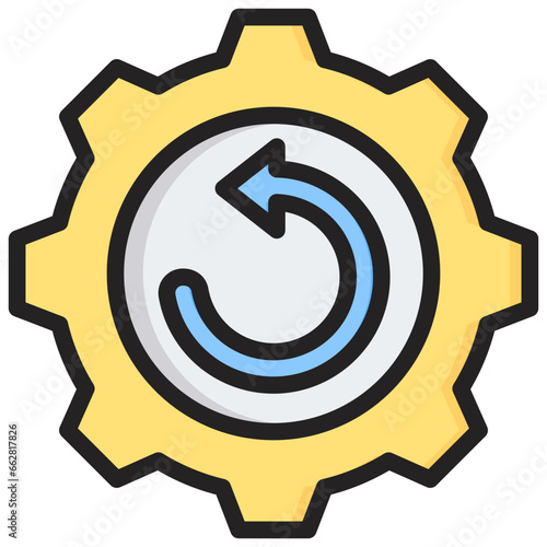 Frp Publishing Service Outline Color Icon