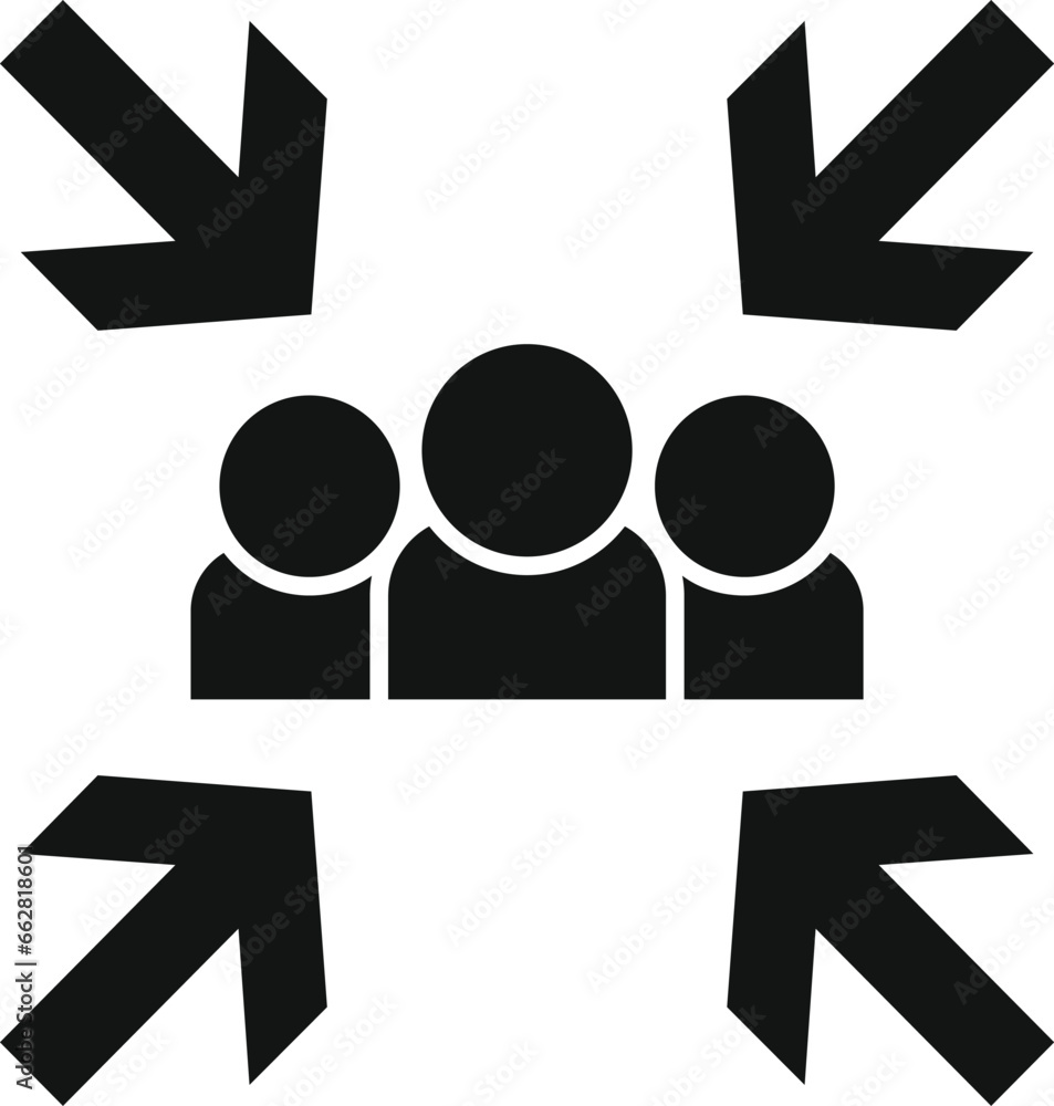 People evacuation icon simple vector. Fire label. Danger escape