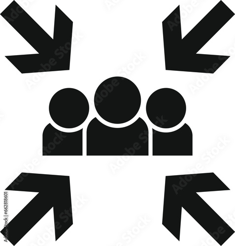 People evacuation icon simple vector. Fire label. Danger escape