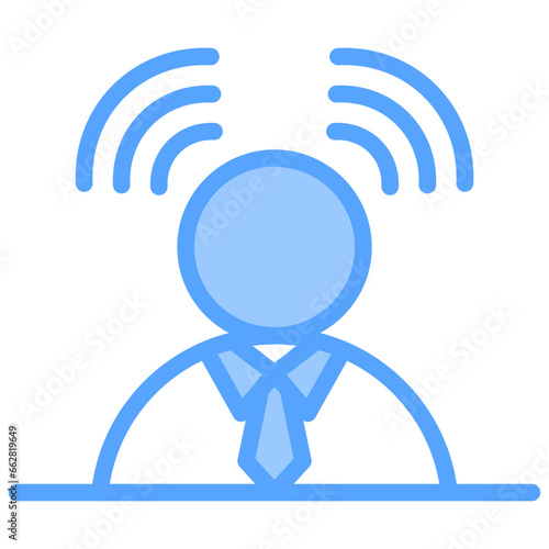 Awareness Blue Icon