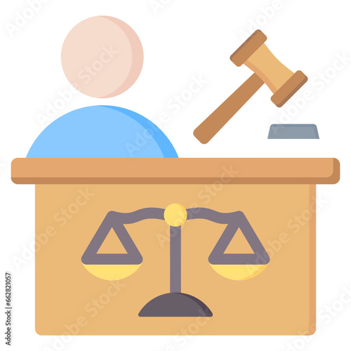 Legal Aid Flat Icon