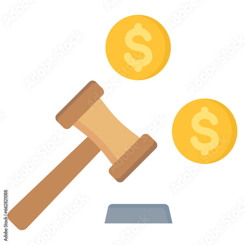 Business Law Flat Icon