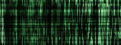 Seamless faded horror green retro VHS scanlines or TV signal static noise pattern. Television screen or video game pixel glitch damage background texture. Vintage analog grunge dystopiacore backdrop photo