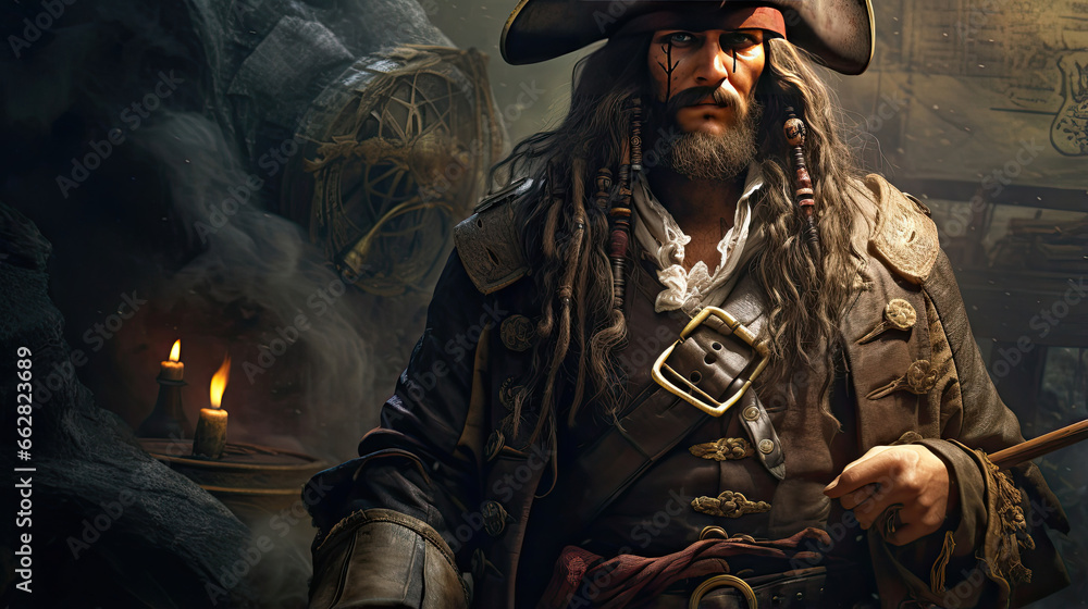 Nautical Pirate Captain Attire
