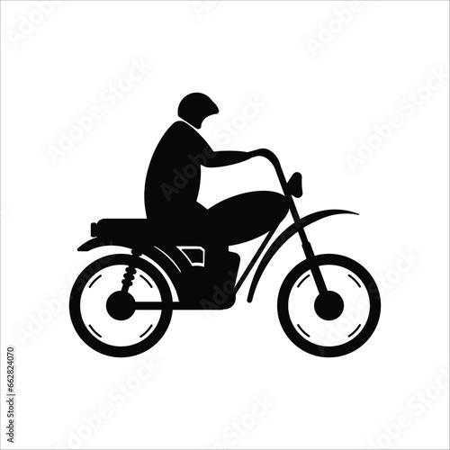 motorbikes and people icon