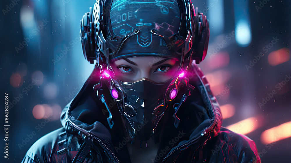 Intriguing Cyberpunk Hacker Ensemble Intriguing Cyberpunk Hacker Ensemble